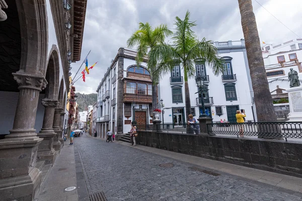 Santa Cruz Palma Nın Merkezinde Iglesia Salvador Eski Barok Mezhebi — Stok fotoğraf