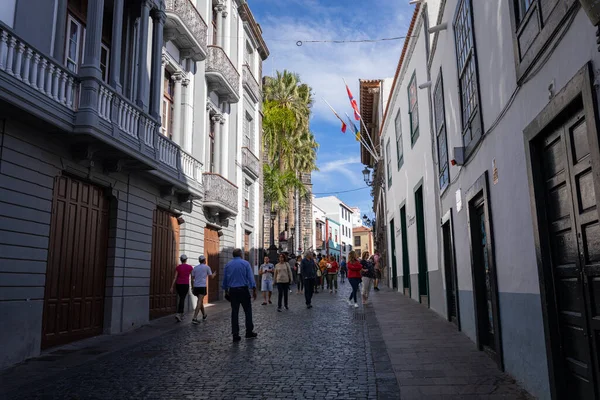 Arquitectura Tradicional Santa Cruz Capital Isla Palma Islas Canarias España —  Fotos de Stock