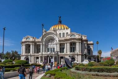 Güzel Sanatlar Sarayı - Palacio de Bellas Sanat Merkezi Mexico City 'de.