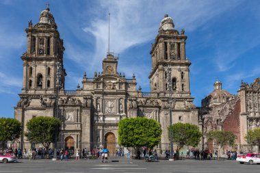 Mexico City, Latin Amerika 'daki Metropolitan Katedrali.