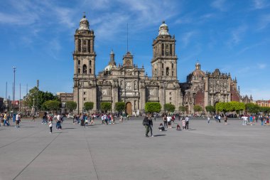 Mexico City, Latin Amerika 'daki Metropolitan Katedrali.