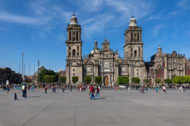 Mexico City, Latin Amerika 'daki Metropolitan Katedrali.