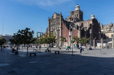 Mexico City, Latin Amerika 'daki Metropolitan Katedrali.