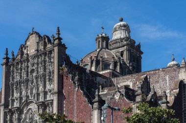 Mexico City, Latin Amerika 'daki Metropolitan Katedrali.