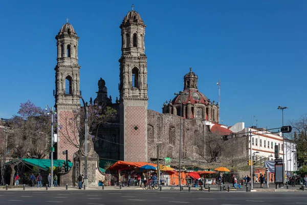 Meksika Nın Başkentinde Popüler Yerler — Stok fotoğraf