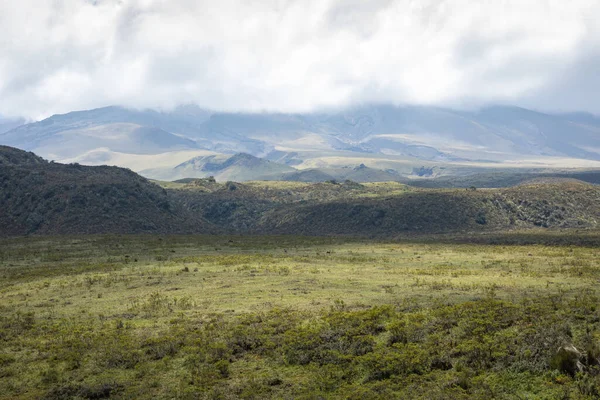 View Cotopaxi Volvcano Trekking Trail Cotopaxi National Park Ecuador South — Stock Photo, Image