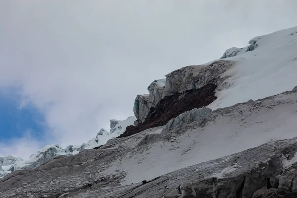 Pohled Cotopaxi Sopky Během Trekking Stezky Národní Park Cotopaxi Ekvádor — Stock fotografie