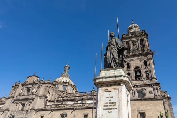 Metropolitane Buitenkathedraal Mexico Stad Latijns Amerika — Stockfoto