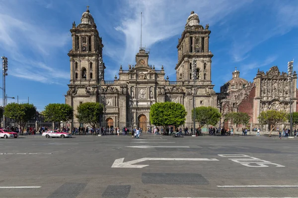 Mexico City Latin Amerika Daki Metropolitan Katedrali — Stok fotoğraf
