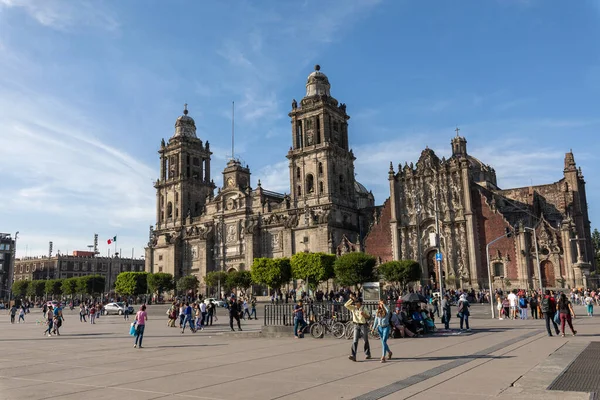 Extérieur Cathédrale Métropolitaine Mexico Amérique Latine — Photo