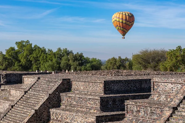 Piramisok Ősi Város Teotihuacan Mexikóban — Stock Fotó