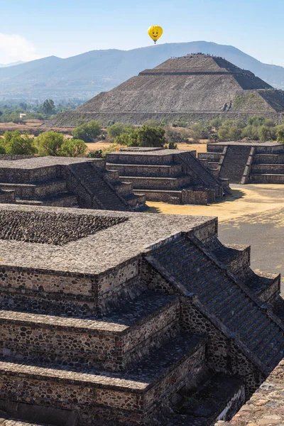 Piramisok Ősi Város Teotihuacan Mexikóban — Stock Fotó