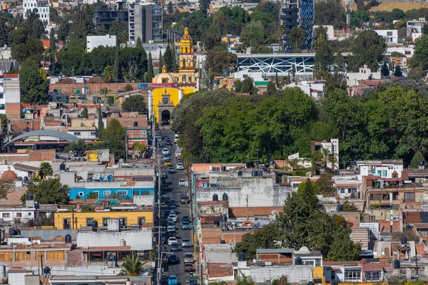 Vista Centro Cholula Perto Puebla México América Latina — Fotografia de Stock