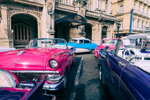 Havana Cuba December 2019 Vintage Classic American Car Havana Cuba — Stock Photo, Image