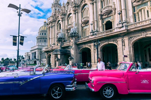 Havana Cuba December 2019 Vintage Klassieke Amerikaanse Auto Havana Cuba — Stockfoto