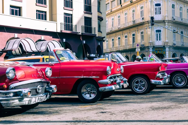 Havana Cuba Décembre 2019 Ancienne Voiture Américaine Classique Havane Cuba — Photo