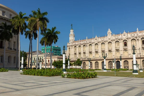 Havana Cuba Grudzień 2019 Wielki Teatr Hawany Kuba — Zdjęcie stockowe