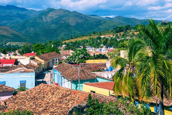 Vista Sobre Cidade Trinidad Cuba — Fotografia de Stock