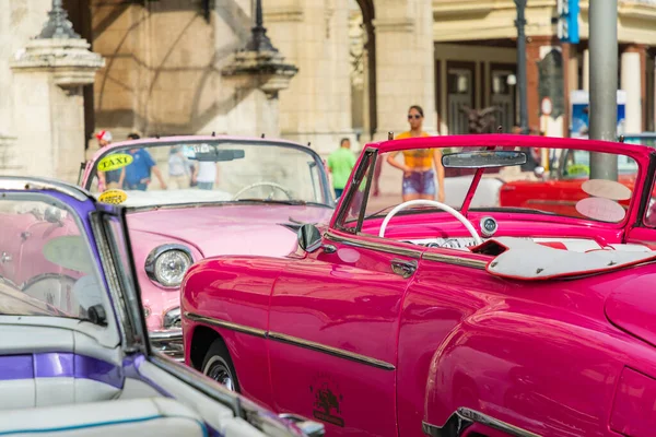 Havana Cuba December 2019 Mobil Klasik Amerika Vintage Havana Kuba — Stok Foto