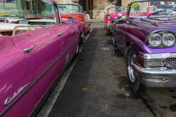 Havana Cuba Dezembro 2019 Carro Americano Clássico Vintage Havana Cuba — Fotografia de Stock