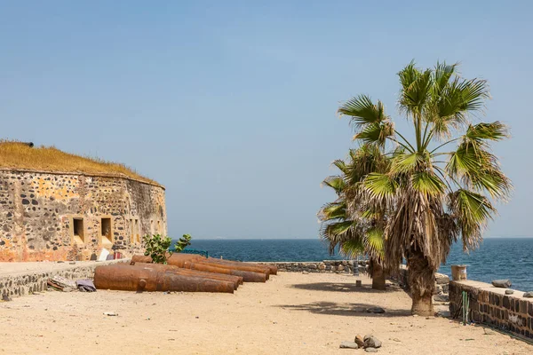 Традиційна Архітектура Острові Гері Дакар Сенегал Західна Африка — стокове фото