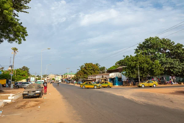 Bakau Gambia Νοεμβρίου 2019 Τυπική Μικρή Πόλη Στην Γκάμπια Μπακάου — Φωτογραφία Αρχείου