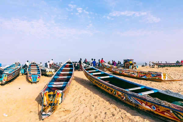 Senegal Novembro 2019 Aldeia Piscatória Tradicional Kayar Senegal África Ocidental — Fotografia de Stock