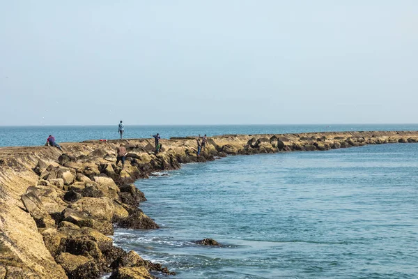 Dakar Senegal November 2019 Риболовецький Пірс Дакарі Сенегал Західна Африка — стокове фото