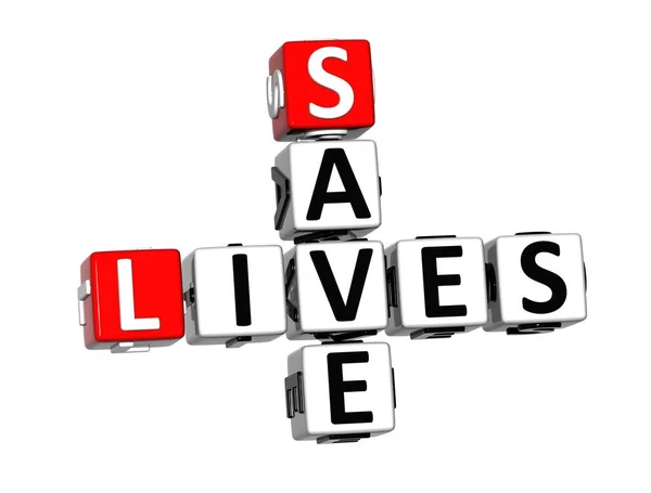 Lives Coronavirus Covid Rot Weißes Kreuzworträtsel Auf Weißem Hintergrund Kreative — Stockfoto