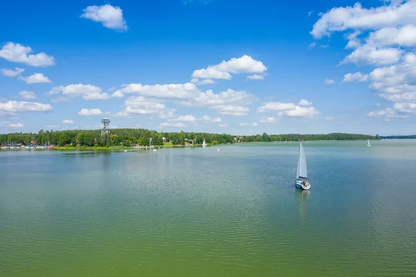 Aerial View Wdzydze Landscape Park Kashubian Landscape Park Kaszuby Wdzydze — Stock Photo, Image