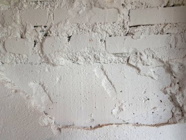 Eski beyaz tuğla duvar dokusu. Grunge arkaplanı