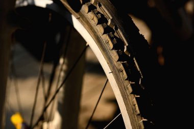 Mountain bike part outdoor photography