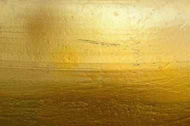 Altın arka plan eski duvar ve çizikler, doku ve gölge