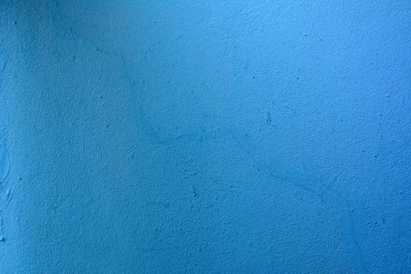 Clássico Azul Cor Pintada Textura Grunge Fundo Parede Concreto — Fotografia de Stock