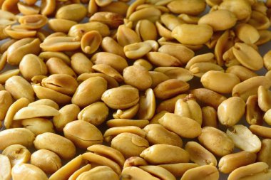 Soyulmuş ve tuzlanmış fıstık, soyut arka plan..