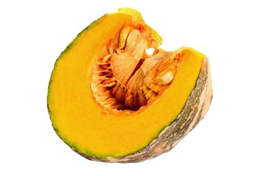 Beyaz arkaplanda kabak Tayland.                                  