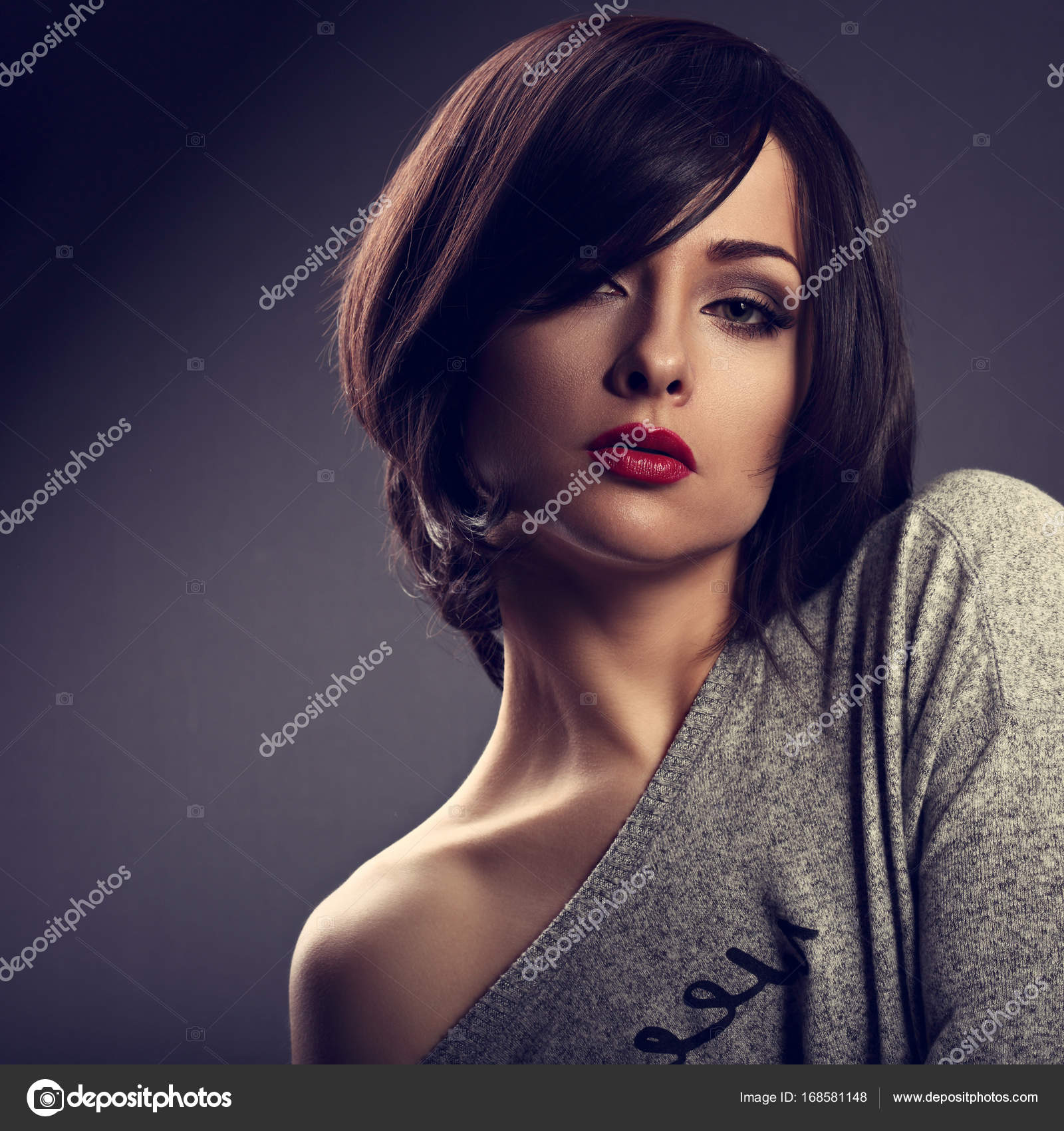 Maquillaje pelo corto