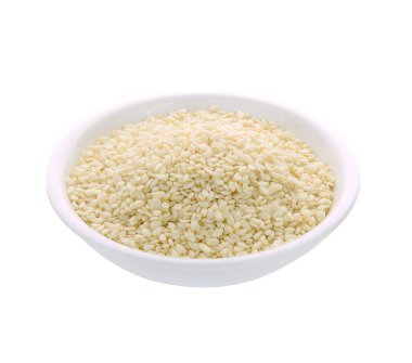 beyaz susam beyaz izole beyaz kase