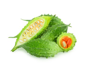 taze balsam apple, balsam armut, acı salatalık, bitter kabak, 