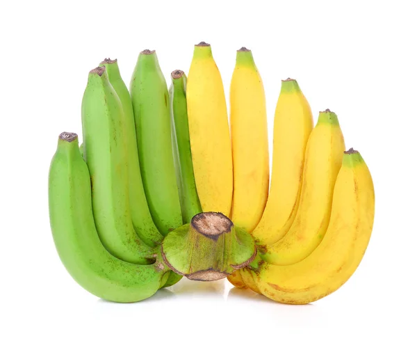 Reife Banane isoliert auf weiß — Stockfoto