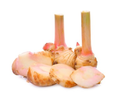 Taze havlıcan beyaz izole