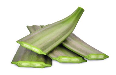 Beyaz izole Oroxylum indicum