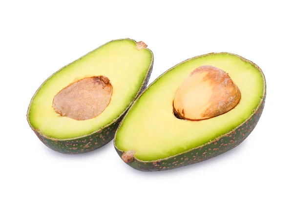 Avocado geïsoleerd op de witte — Stockfoto