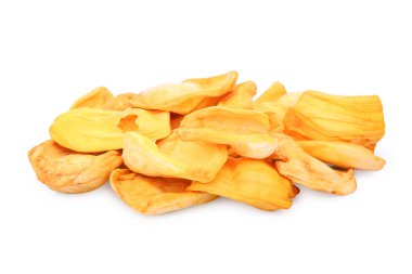 Kurutulmuş nefesi dilimleri üzerinde beyaz izole