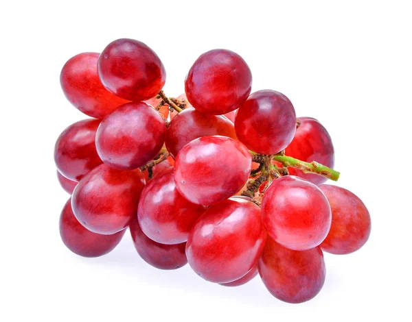 Red grape isolated on white — Stock Photo, Image