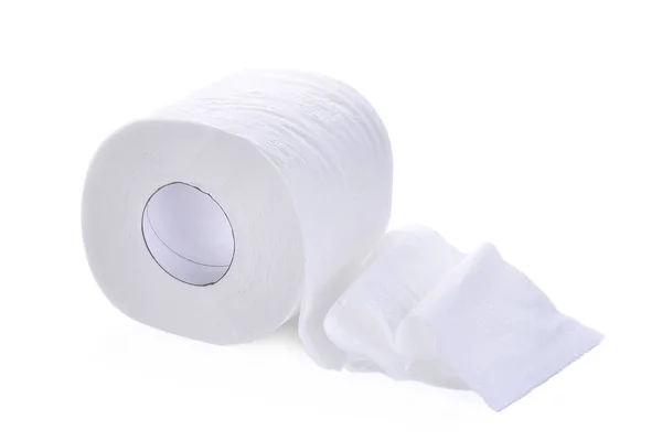 Toilet paper,tissue paper roll isolated on white background Stock Image