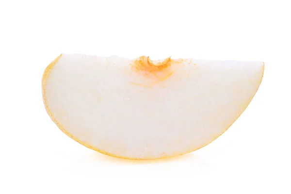 Κινέζικο αχλάδι απομονωμένο σε λευκό φόντο — Φωτογραφία Αρχείου