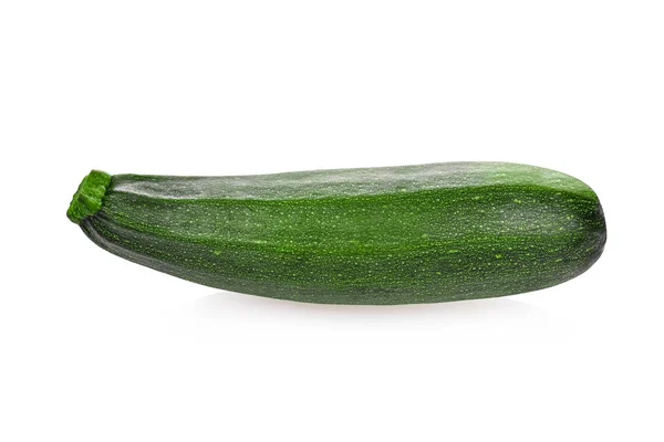 Frische Zucchini-Gurke isoliert auf weißem Hintergrund — Stockfoto