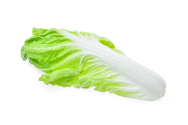 新鲜的大白菜，背景为白色 — 图库照片