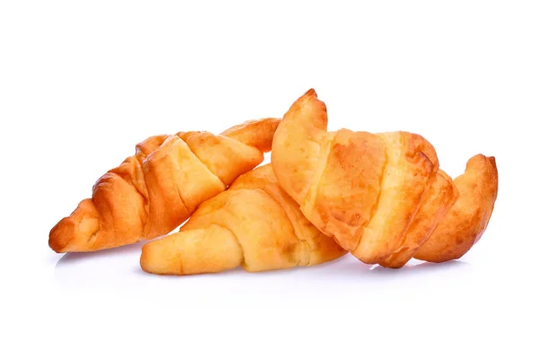 Fräsch liten croissant isolerad på vit bakgrund — Stockfoto